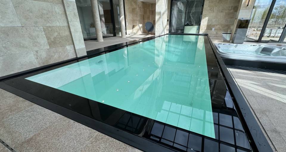 Luxury corian swimming pool